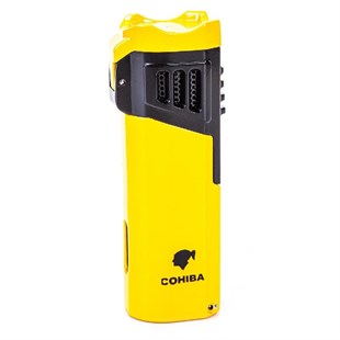 Cohiba Dört Torch Pürmüz Sarı Puro Çakmağı