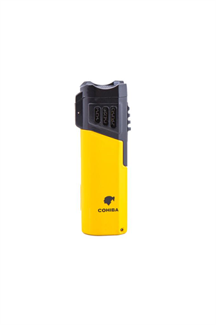 Cohiba Dört Torch Pürmüz Sarı-Siyah Puro Çakmağı