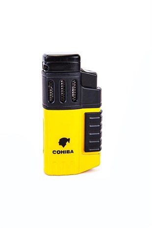 Cohiba Dört Torch Pürmüz Sarı Puro Çakmağı