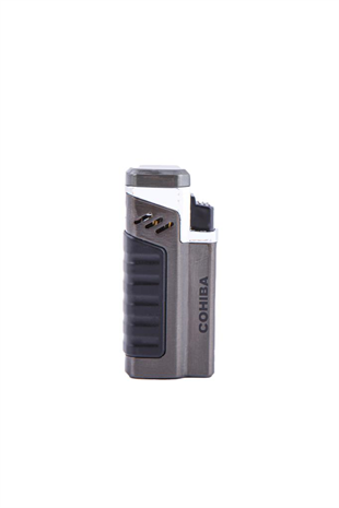 Cohiba Dört Torch Pürmüz Siyah-Gunmetal Puro Çakmağı