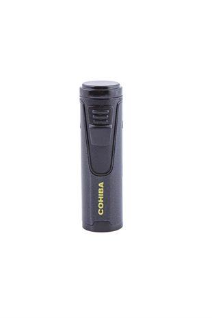 Cohiba Dört Torch Pürmüz Siyah Silindir Puro Çakmağı