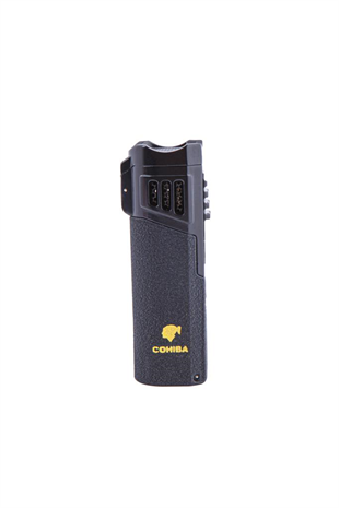 Cohiba Dört Torch Pürmüz Mat Siyah Puro Çakmağı
