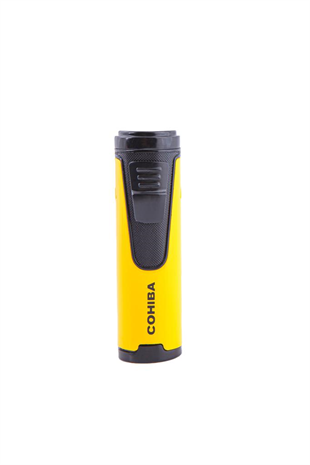 Cohiba Dört Torch Pürmüz Sarı Silindir Puro Çakmağı