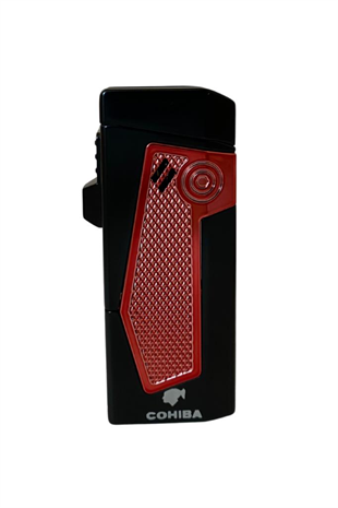 Cohiba Kırmızı-Siyah Dahili Delicili Dört Torch Pürmüz Puro Çakmağı