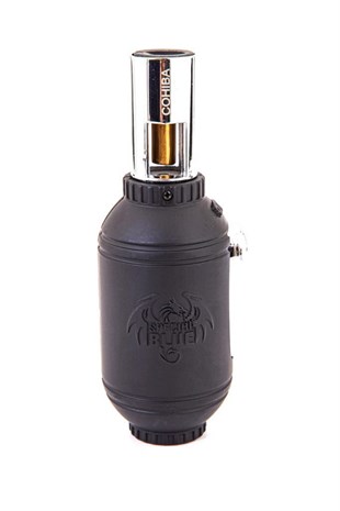 Cohiba Masa Tipi Tek Torch Pürmüz Siyah Puro Çakmağı