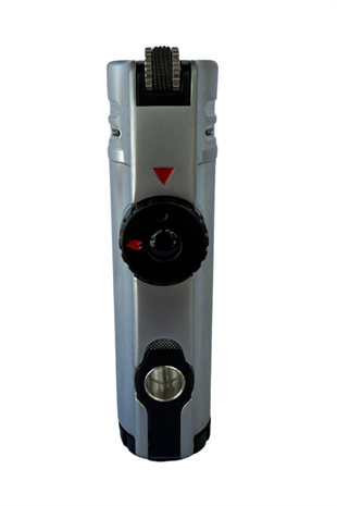 Jobon Dört Torch Pürmüz Gümüş Metal Puro Çakmağı