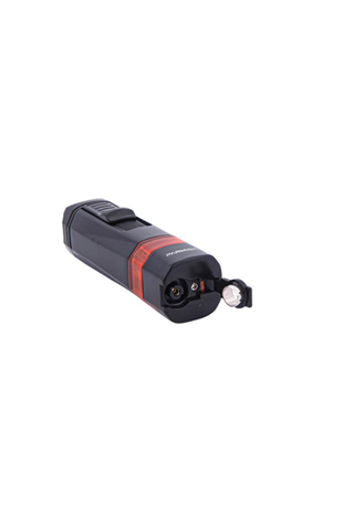Parmida 4 Torch Pürmüz Siyah Puro Çakmağı