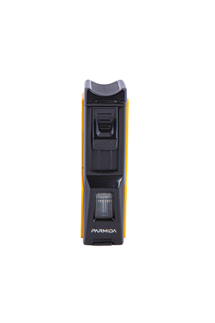 Parmida Dört Torch Pürmüz Sarı-Siyah Puro Çakmağı
