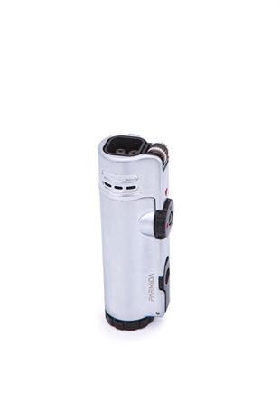 Parmida 4 Torch Pürmüz Gümüş Metal Puro Çakmağı