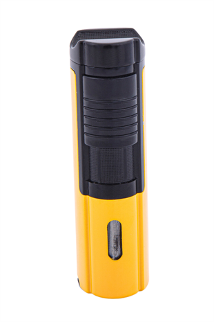 Parmida 3 Torch Pürmüz Sarı Puro Çakmağı