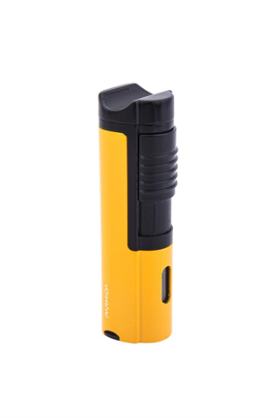 Parmida 3 Torch Pürmüz Sarı Puro Çakmağı