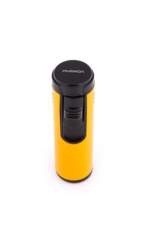 Parmida 4 Torch Pürmüz Sarı Puro Çakmağı