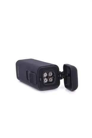 Parmida 4 Torch Pürmüz Mat Siyah Metal Puro Çakmağı