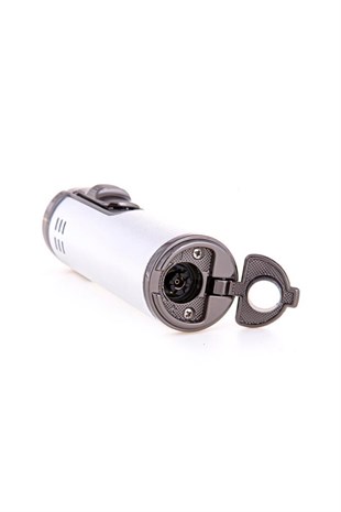 Parmida 4 Torch Pürmüz Gümüş Puro Çakmağı