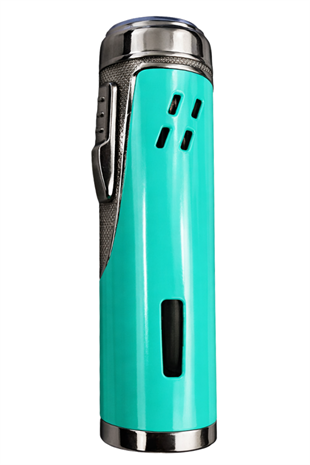 Parmida 4 Torch Pürmüz Mavi Metal Puro Çakmağı