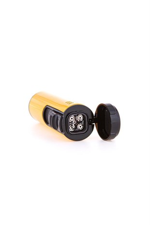 Parmida 4 Torch Pürmüz Sarı Puro Çakmağı