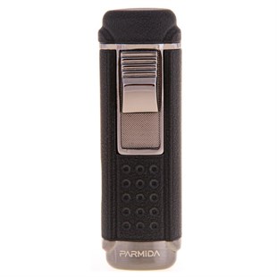 Parmida 4 Torch Pürmüz Siyah Puro Çakmağı