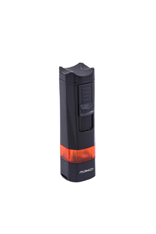 Parmida 4 Torch Pürmüz Siyah Puro Çakmağı