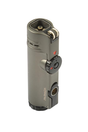 Parmida 4 Torch Pürmüz Gunmetal Metal Puro Çakmağı