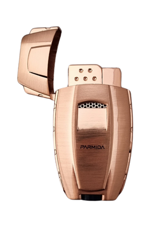 Parmida Çakmak Kesici Sehpa Küllük Dörtlü Bronz Puro Seti