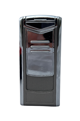 Parmida Çakmak Küllük Kesici Sehpa Dörtlü Gümüş Puro Seti