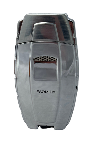 Parmida Çakmak Kesici Küllük Sehpa Dörtlü Gümüş Puro Seti