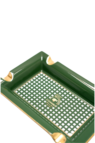 Cohiba 50.Yıl Yeşil Gold Şeritli Dörtlü Porselen Puro Küllüğü