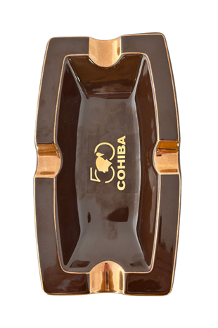 Cohiba 50. Yıl Kahverengi Porselen Dörtlü Puro Küllüğü