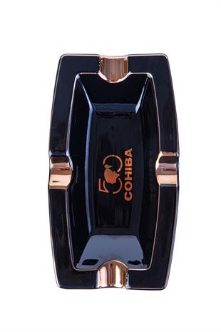 Cohiba 50. Yıl Siyah-Gold Porselen Dörtlü Puro Küllüğü