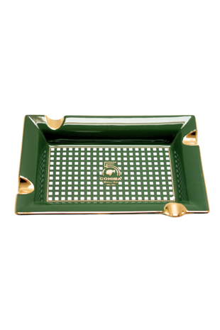 Cohiba 50.Yıl Yeşil Gold Şeritli Dörtlü Porselen Puro Küllüğü