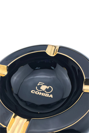 Cohiba Siyah Dörtlü Büyük Porselen Puro Küllüğü