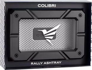 Colibri Rally Ashtray Siyah - Gümüş Puro Küllüğü
