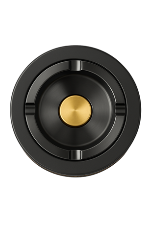 PQ Siyah Gunmetal Kahverengi Şeritli Dörtlü Küllük