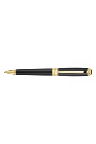 S.T. Dupont Line D Siyah -Gold Tükenmez Kalem 415101
