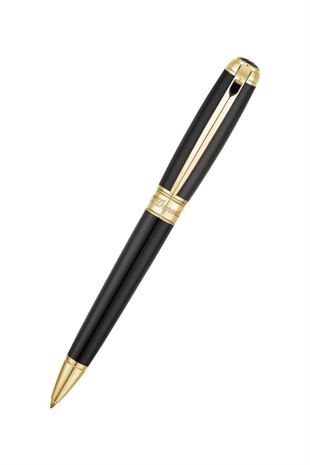 S.T. Dupont Line D Siyah -Gold Tükenmez Kalem 415101