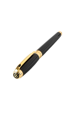 S.T. Dupont Siyah-Gold Tükenmez Kalem 412101