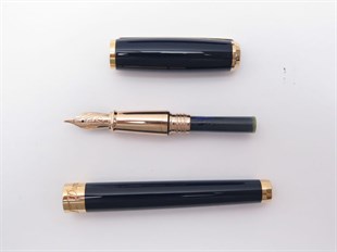 S.T. Dupont Siyah-Gold Dolma Kalem 410574