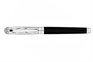 S.T. Dupont Siyah-Gümüş Dolma Kalem 410108
