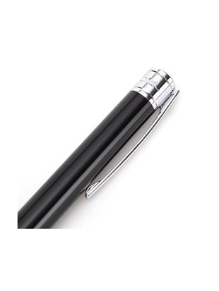 S.T. Dupont Krom Kaplama Siyah Tükenmez Kalem 265200