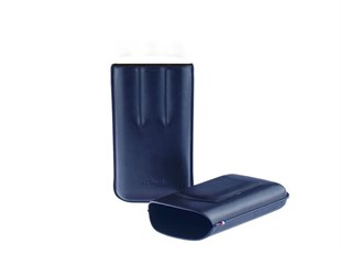 S.T. Dupont Lacivert Deri 3lü Puro Kılıfı 183122
