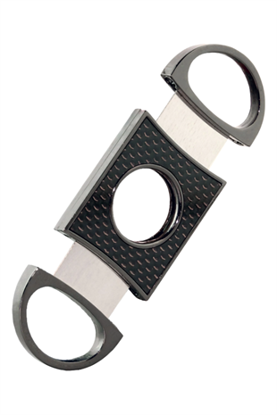 Adorini Double Blade Carbon Metal Gunmetal Puro Makası Kesici