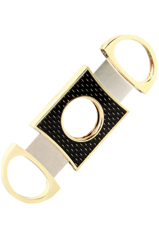 Adorini Double Blade Carbon Metal Gold Puro Makası Kesici
