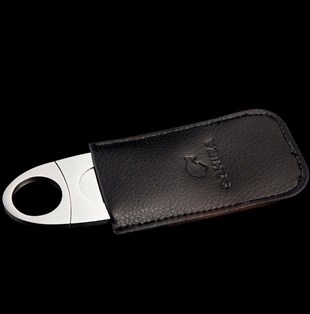 Cohiba Deri Kılıflı Giyotin Puro Makası Kesici