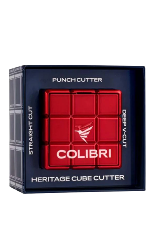 Colibri Heritage Kırmızı Masa Tipi Düz & V Puro Kesici & Delici