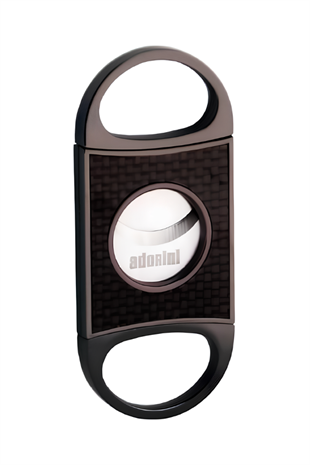 Adorini Double Blade Carbon Metal Gunmetal Puro Makası Kesici