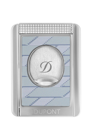 S.T. Dupont Monogram Açık Gri Puro Makası Kesici & Puro Standı 3480M