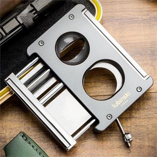 Lubinski Sehpalı-Delicili Premium Puro Kesici Lazer Bıçak Double Cutter Gri (60Ring)