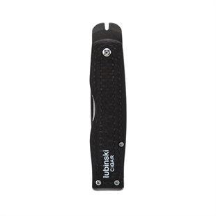Lubinski Pocketknife Çift Delicili Puro Kesici Cutter Siyah