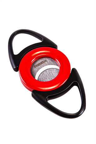 Parmida Kırmızı-Siyah Puro Makası Kesici