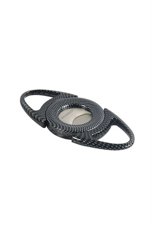 Parmida Karbon Desenli Metal Puro Makası Kesici